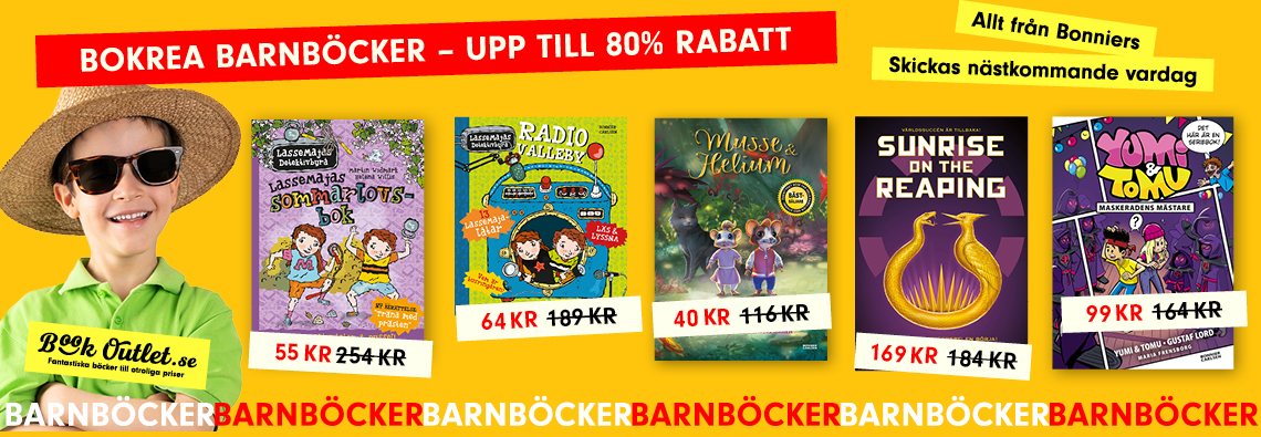 Fynda barnböcker och sagoböcker till outletpris – stora bokrean online