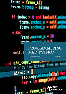 Programmering med Python Gy2025, Lärobok