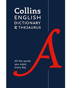 Paperback English Dictionary and Thesaurus Essential