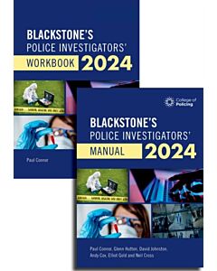 Blackstone's Police Investigators Manual and Workbook 2024
