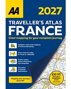 AA Traveller’s Atlas France 2027