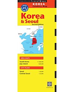Korea & Seoul Travel Map Second Edition