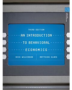 An Introduction to Behavioral Economics