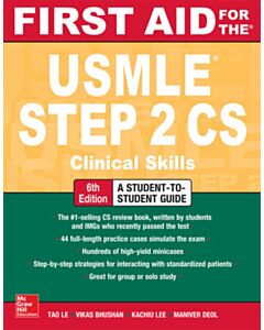 First Aid for the USMLE Step 2 CS, Sixth Edition