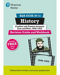 Pearson REVISE AQA GCSE History Conflict and tension between East and West, 1945-1972 Revision Guide and Workbook: for 2025 and 2026 exam incl. online revision and quizzes - for 2025 and 2026 exams