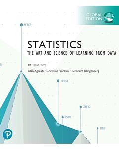 Statistics: The Art and Science of Learning from Data, Global Edition