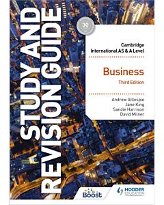 Cambridge International AS/A Level Business Study and Revision Guide Third Edition