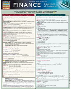 Finance Equations & Answers
