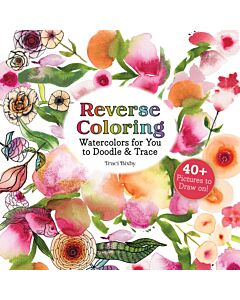 Reverse Coloring Watercolors for You to Doodle & Trace