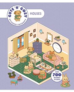 Cute 'n' Cozy Sticker Therapy: Homes