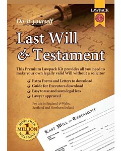 Lawpack Premium Last Will & Testament DIY Kit