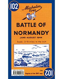Battle of Normandy - Michelin Historical Map 102