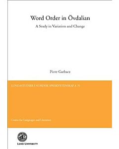 Word order in Övdalian