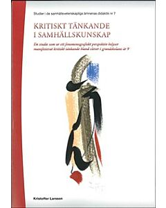 Kritiskt tänkande i samhällskunskap