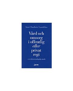 Vård och omsorg i offentlig eller privat regi - En rättsvetenskaplig studie