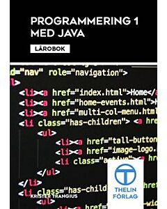 Programmering 1 med Java - Lärobok 
