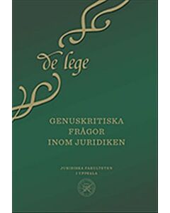 Genuskritiska frågor inom juridiken