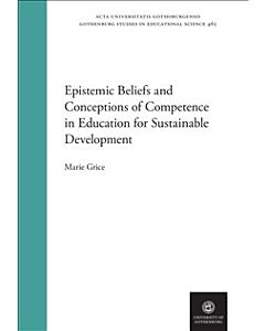 Epistemic beliefs and conceptions of competence in education for sustainable development
