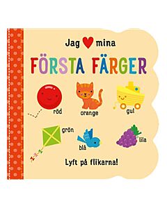 Jag [hjärta] mina första färger
