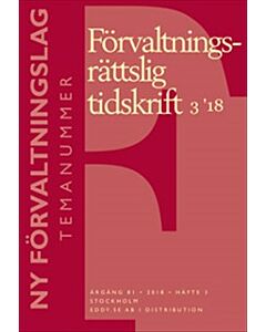 Förvaltningsrättslig tidskrift 3 2018