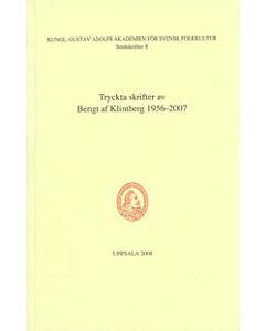 Tryckta skrifter av Bengt af Klintberg 1956-2007