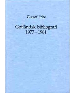 Gotländsk bibliografi. 1977-1981