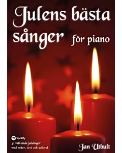 Julens bästa sånger för piano (spiral)