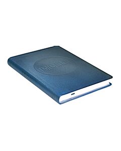 Bibel 2000 Slimline - Blå konstskinn