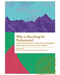 Who is Marching for Pachamama?