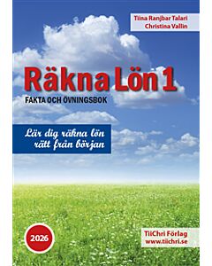 Räkna Lön 1 - 2026 (bok + digital produkt)